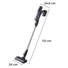 X-PERT 7.60, Cordless Stick Vacuum Cleaner, 140 W of Deep-Cleaning Power